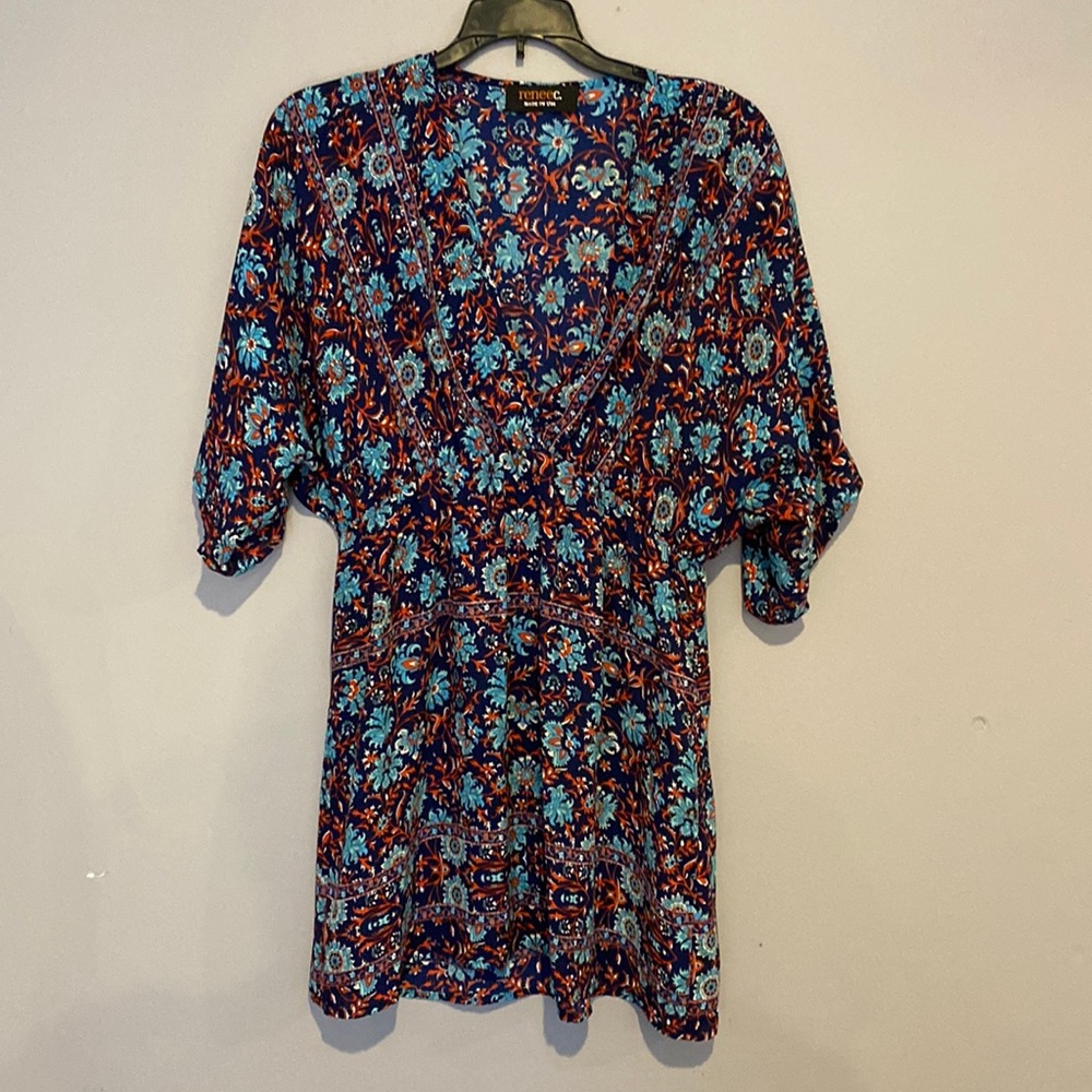 Renee C. mid sleeve dress, size M